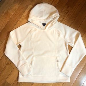 GAP ivory fleece hoodie